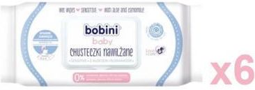 Global Cosmed 6X Bobini Baby Sensitive Chusteczki Nawilżane 60Szt.