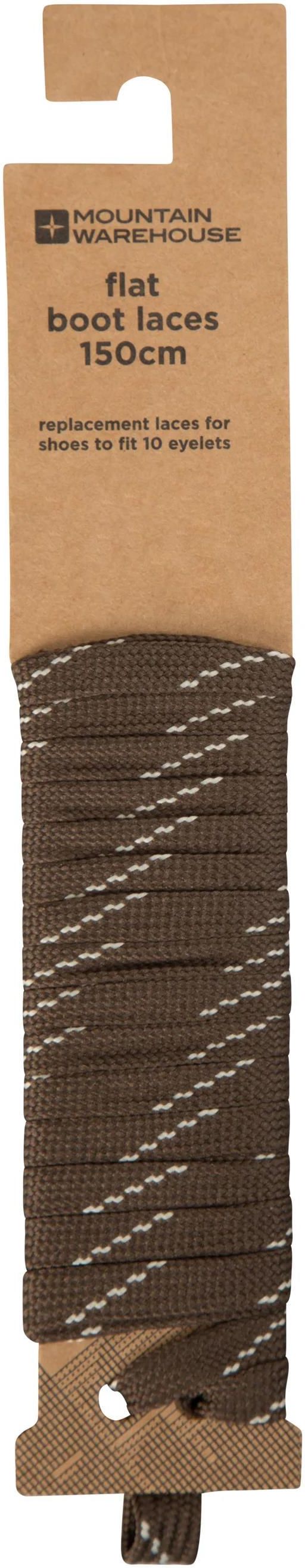 Mountain Warehouse Flat Fleck Boot Laces 150Cm Brown (12161) Opinie i