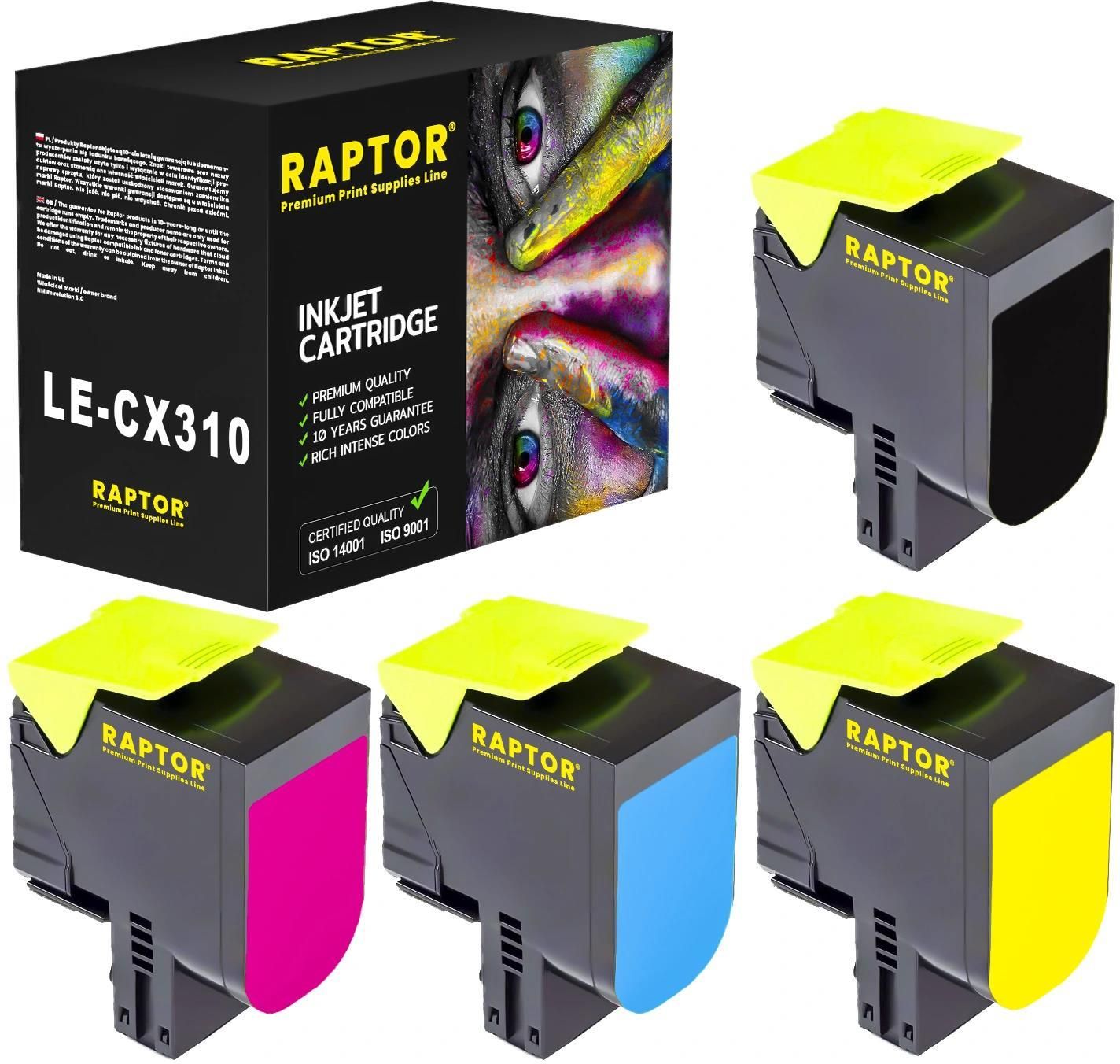 RAPTOR 4X TONER DO LEXMARK CX310 CX310DN CX310N CX410DE Opinie i ceny na Ceneo.pl