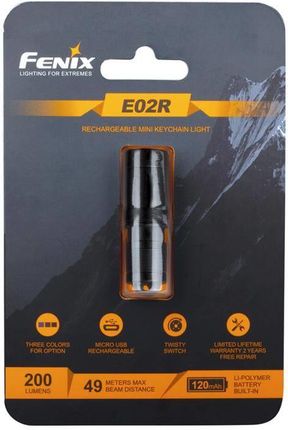 Fenix E02R 200 Lumenów - zdjęcie 2