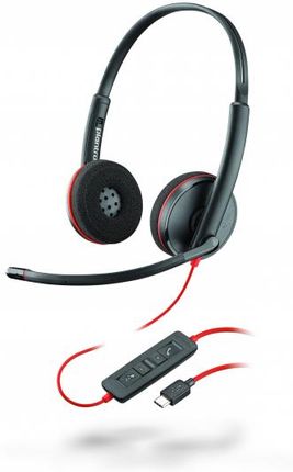 Plantronics Blackwire 3220 Duo, Headset (Black) (209749201)