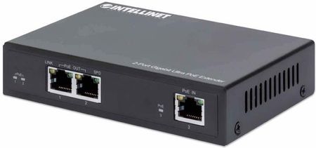 Intellinet 2-Port Gigabit Ultra Poe Extender Adds Up To 100M 328Ft Range Power Budget 60W 2X Pse Ports Ieee 80 (561600)