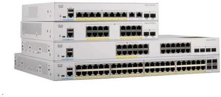Cisco Catalyst 1000 16-Port Gigabit Poe+ Poe Budget 120W 2X1G Sfp Uplinks Lan Base With External Power Supply (C100016Pe2Gl