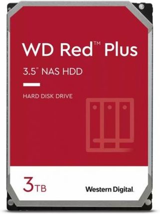 western digital Dysk WD Red Plus 3TB 3,5 CMR 128MB/5400RPM WD30EFZX