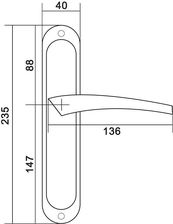 Zdjęcie Parquet Mercado Klamka Aria 2 KL72 patyna - Gniezno