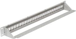 Delock Patch Panel 24 Port 1U Do Modułów 19'' Keystone Szary (43302)