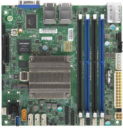super micro computer SUPERMICRO MBD-A2SDi-4C-HLN4F-O Embedded Denverton FCBGA1310 Intel Atom C3558 4 Core DDR4 4xGbE mITX