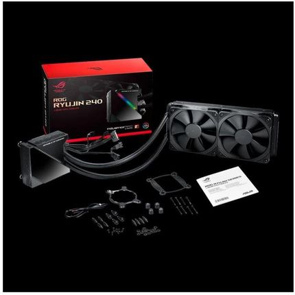 Asus Rog Ryujin 240 All-In-One Liquid Cpu Cooler With Color Oled Aura Sync Rgb And Noctua Ippc 2000 Pwm 120Mm Radiator Fa (