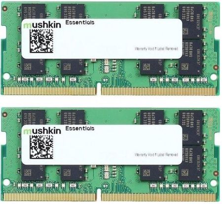 Mushkin DDR4 - 32 GB -3200 - CL - 22 - Dual Kit, RAM (MES4U320NF16GX2, Essentials)