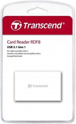 Transcend Czytnik kart USB3.1 TS-RDF8W2 (TSRDF8W2)