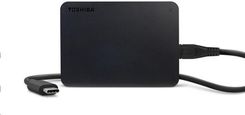 Toshiba Canvio Basics Usb-C 2 Tb, External Hard Drive (Black, External, Micro-Usb-B 3.2 Gen 1 (HDTB420EKCAA)