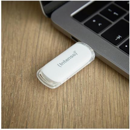 Intenso FLASH LINE 128 GB, USB stick (white, USB-C 3.2 Gen 1) (3538491)