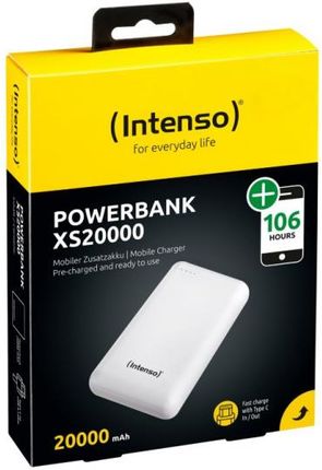 Intenso XS20000, Powerbank (white, 20000 mAh) (7313552)