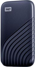 Wd western digital My Passport SSD 500GB, External SSD (blue, USB-C 3.2 (10 Gbit / s)) (WDBAGF5000ABLWESN) - Dyski przenośne