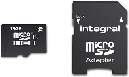 Integral 16GB microSDHC 90MB/s Class 10 UHS-I U1