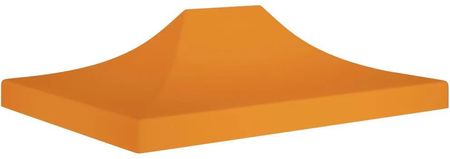 Vidaxl Dach Do Namiotu Imprezowego, 4 X 3 M, Pomarańczowy, 270 G/M²
