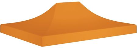 Vidaxl Dach Do Namiotu Imprezowego, 4,5 X 3 M, Pomarańczowy, 270 G/M²