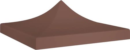 Vidaxl Dach Do Namiotu Imprezowego, 2 X 2 M, Brązowy, 270 G/M²