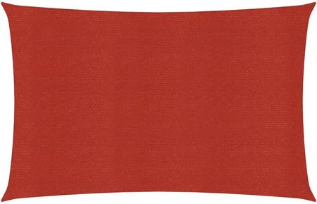 Vidaxl Żagiel Przeciwsłoneczny, 160 G/M², Czerwony, 3,5X4,5 M, Hdpe