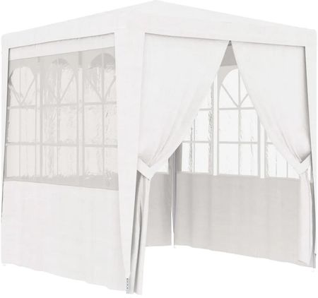 Namiot Imprezowy Ze Ściankami, 2,5X2,5 M, Biały, 90 G/M²