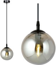 Zdjęcie Emibig - Lampa wisząca COSMO 1 BL E14 - czarny/dymiony - 712/1 (7121) - Nowa Sarzyna