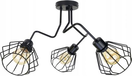 Moderno Lampa Sufitowa Żyrandol Druciak Loft Kolory Edison (2008LUNA3CZ)