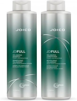 Joico JoiFull zestaw do włosów cienkich i delikatnych | szampon 1000ml, odżywka 1000ml
