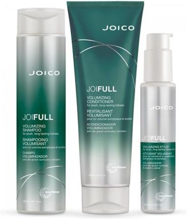 Joico JoiFull zestaw do włosów cienkich i delikatnych | szampon, odżywka, krem