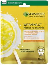 Zdjęcie Garnier Skin Naturals Mleczna maska na tkaninie rozświetlająca z witaminą C 28 g - Suwałki