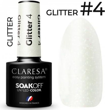 Claresa glitter 4 kolorowy lakier hybrydowy 5g