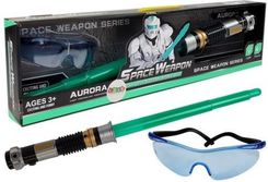 Zdjęcie Lean Toys Zabawki Kosmiczne Miecz Świetlny Turkusowy Okulary Ochronne Dźwięk - Pabianice