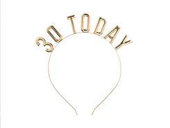 Zdjęcie Party Deco Opaska 30 Today Złota 1Szt - Nowe Brzesko