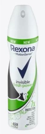 Rexona Antyperspirant W Sprayu Invisible Fresh Power 150Ml