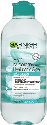 Garnier Hyaluronic Aloe Płyn Micelarny z kwasem hialuronowym i ekstraktem z aloesu 400 ml