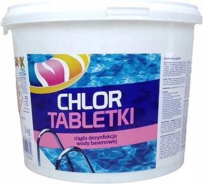 Gamix Chlor Tabletki Chemia Basenowa Long Tabs 3Kg