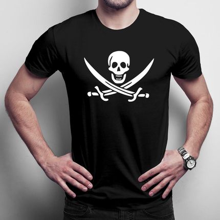 Pirate Skull Swords męska koszulka na prezent