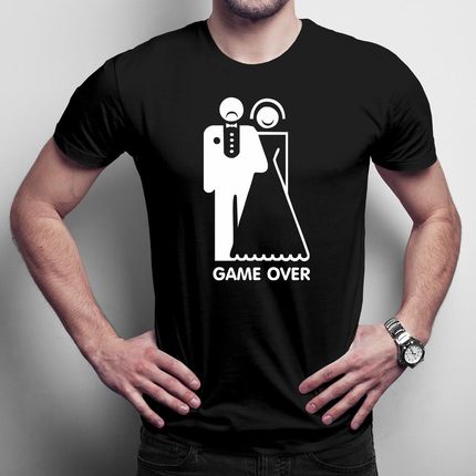 Game over męska koszulka na prezent