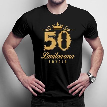 50 lat limitowana edycja męska koszulka na prezent