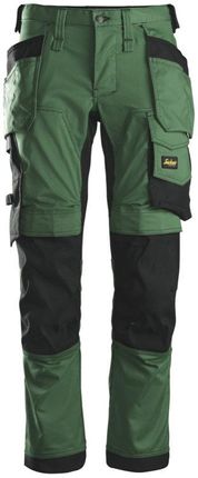 Snickers Workwear 6241 Elastyczne Spodnie Z Kieszeniami Kaburowymi Allroundwork Rozm 54 Pas 38 / Dł. 32