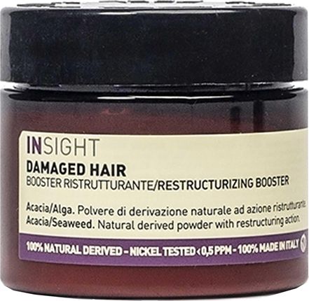 Insight Damage Hair Booster intensywnie odbudowująca kuracja do włosów zniszczonych 35g