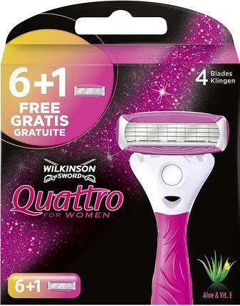 Wilkinson Sword Quattro For Women Maszynka Do Golenia 7Szt.