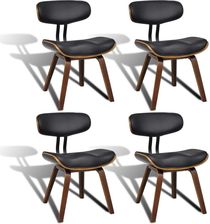 Zdjęcie vidaXL Lumarko Krzesła Do Jadalni 4szt. Gięte Drewno I Sztuczna Skóra 77738 - Gdynia