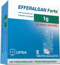 Efferalgan Forte 1g 8 Tabl Musujacych Opinie I Ceny Na Ceneo Pl