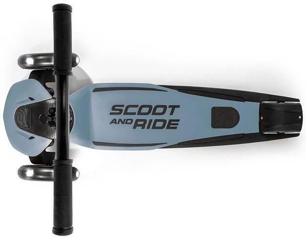 Scootandride Highwaykick 5 Led 5+ Steel