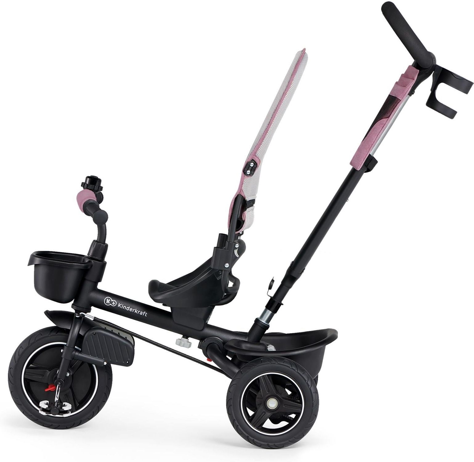 Kinderkraft Rowerek trójkołowy SPINSTEP różowy - zdjęcie 3 Kinderkraft Rowerek trójkołowy SPINSTEP różowy