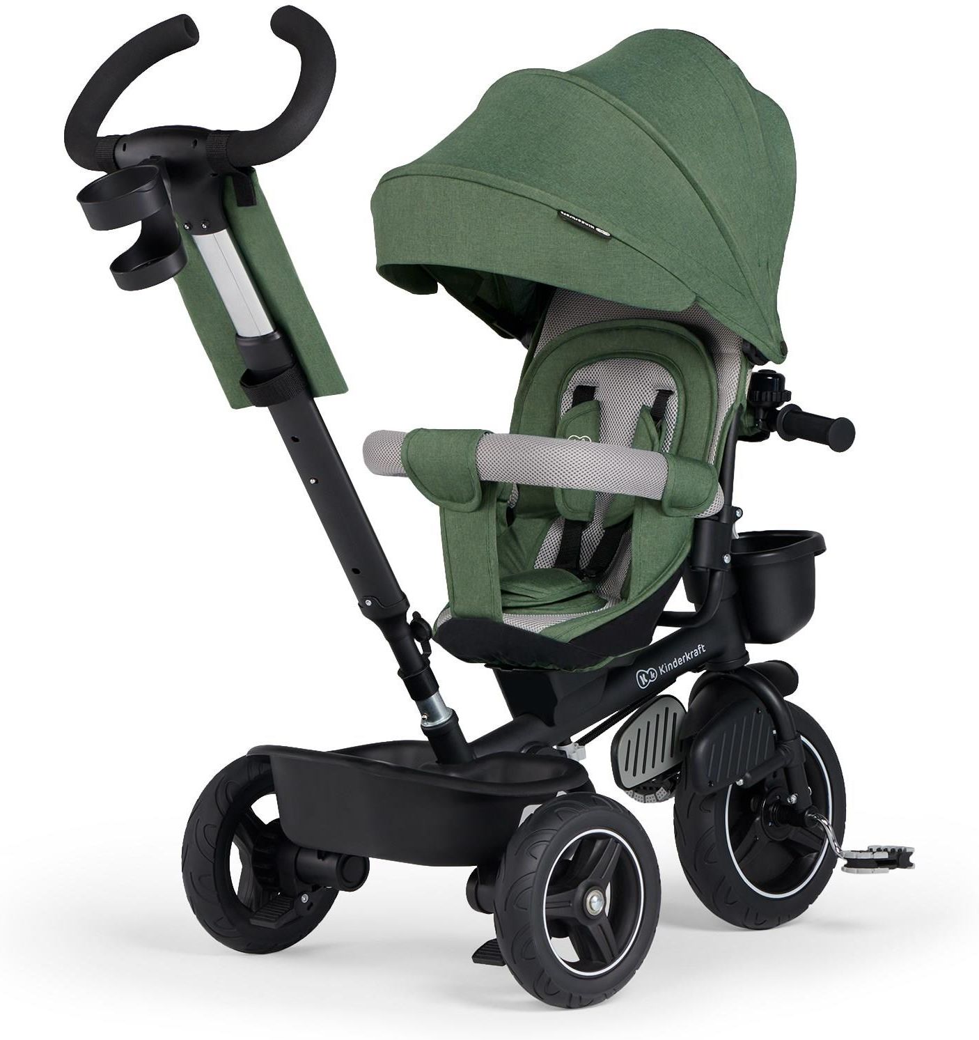 фото Дитячий триколісний велосипед KinderKraft Spinstep Pastel Green (KRSPST00GRE0000)