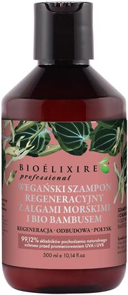 Bioelixire Professional Vegan Szampon Z Bio Bambusem I Algami Morskimi 300 ml