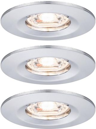 Paulmann Nova Mini Coin Okrągła Ip44 Led 3X4W 310Lm Chrom/Aluminium (Pl94303) (94303)