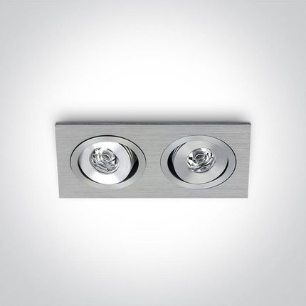 One Light 51201Al/D/15 Neochori Aluminiowy Z Serii Mini Led 6000K 2X1W (51201Ald15) (5120115)