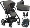 Cybex Balios S Lux Soho Grey Głęboko Spacerowy + Fotelik Aton B I-Size